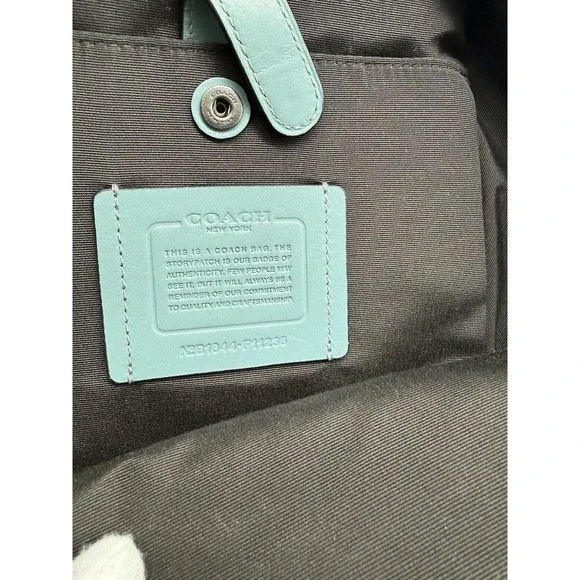 COACH Unisex Charles Messenger Sling Pack Bag in Luxury Smooth Leather - Picture 10 of 11